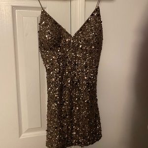 Sequin mini dress